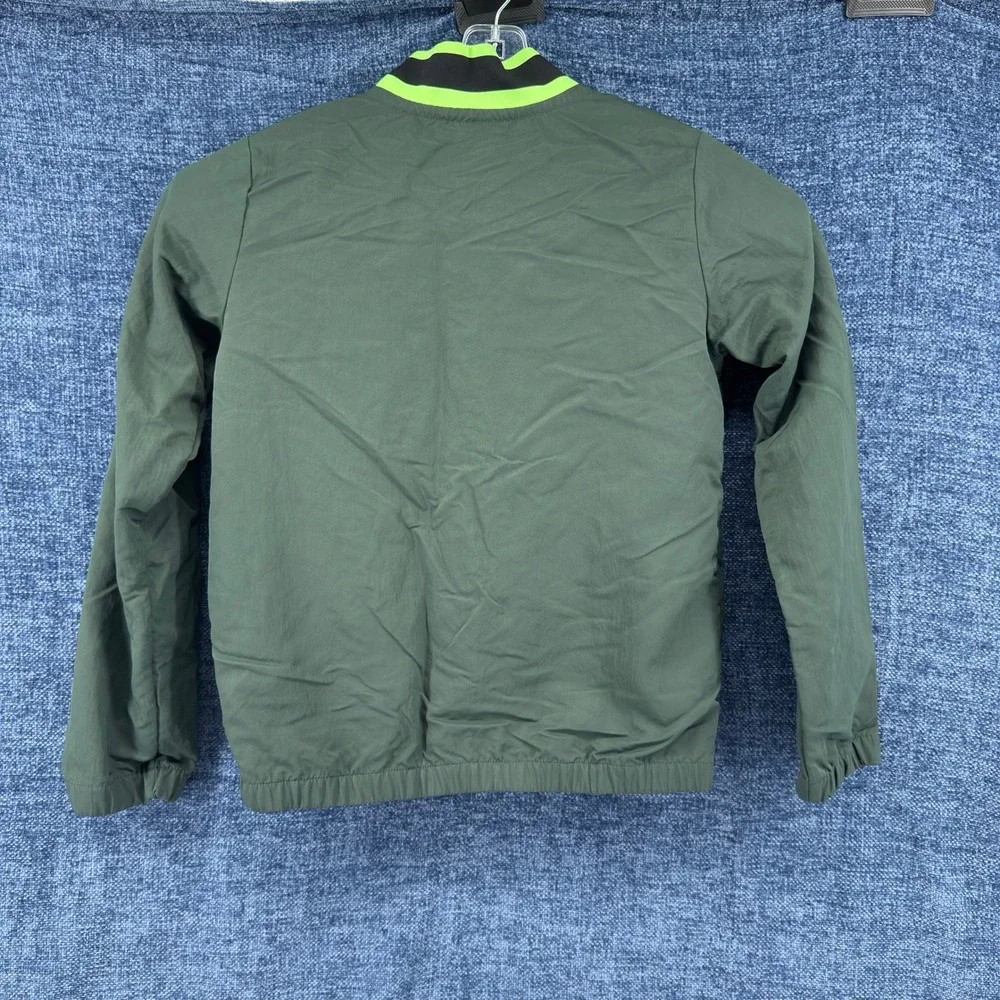 Nike Sportswear Hoopfly Jacket Youth XL Green Pink Bomber AQ9430-346